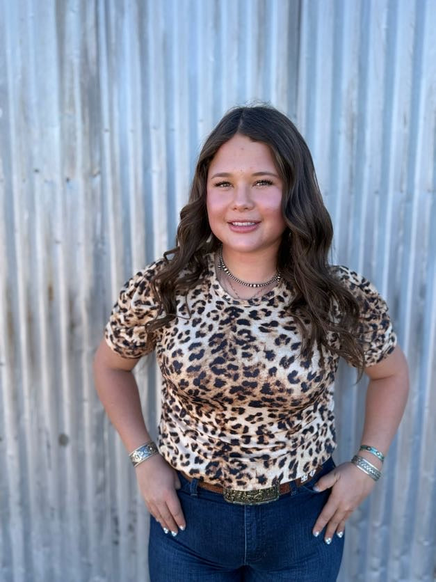 cheetah top