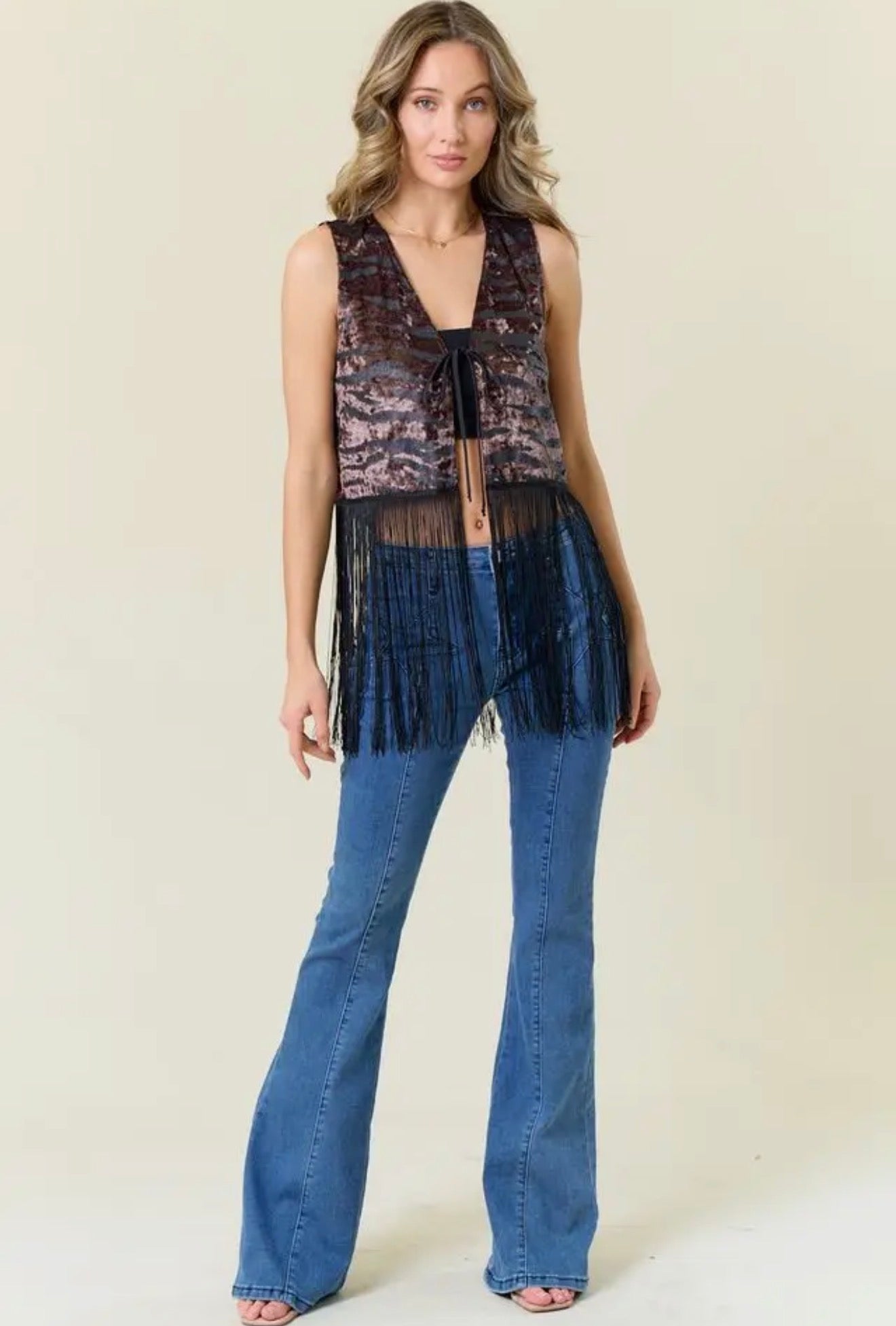 Fringe vest ￼