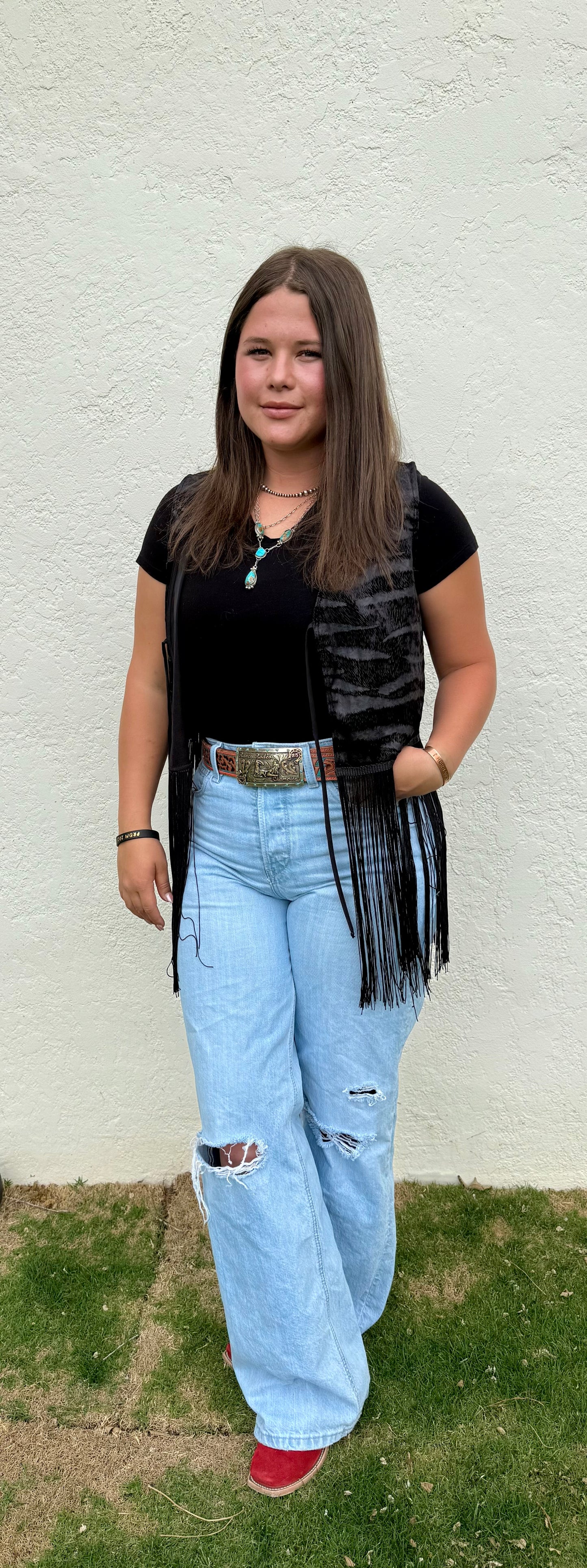 Fringe vest ￼