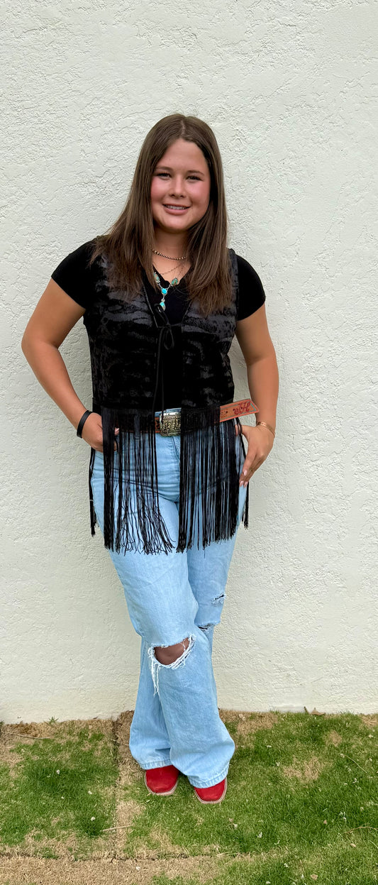 Fringe vest ￼